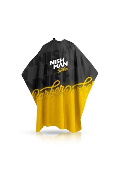 NISHMAN Pelerina de tuns profesionala pentru frizerie si coafor Premium Barbe...