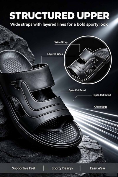 Khayrat Slipper Practical Slippers with a Wide Sole and Wide Opening |   All-...