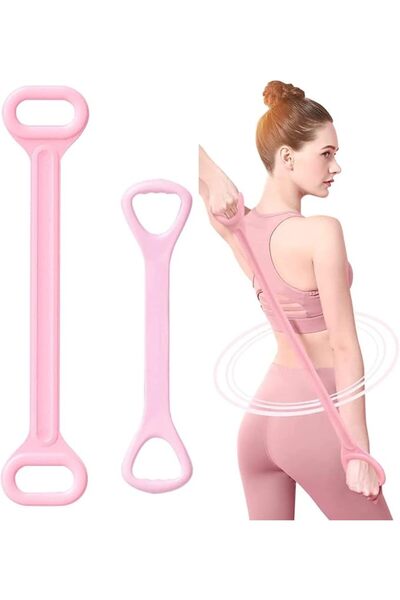 ELECDON Fitness Resistance Band, 2 Pack Arm Back Training Elastic Ropes, Work...