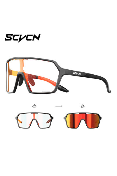 Choice DZ-S335-PH-RE-01 SCVCN Photochromic Sunglasses for Men Cycling Glasses...