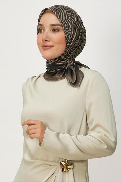 Alvina Eșarfă din twill cu model 8670