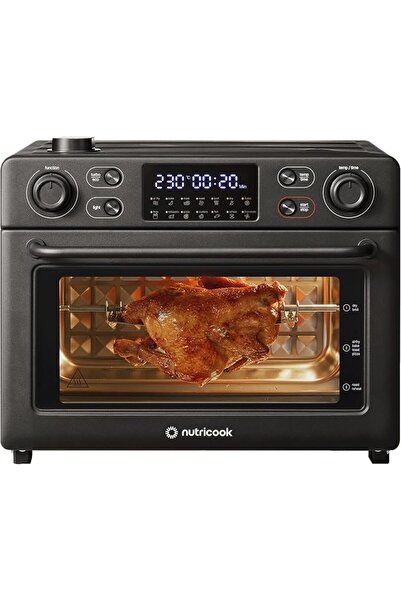 Nutricook Baker's Oven 12-in-1 Air Fryer Toaster Oven 30L with Steam Infusion...