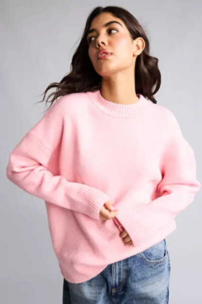 DeFacto Relax Fit Crew Neck Basic Sweater H2239Ax26Wn
