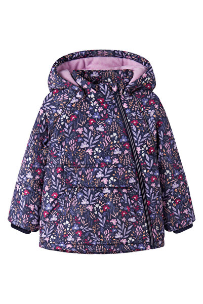 name ıt Lacivert Kız Çocuk Desenli Mont 13243668 NMFMICCO JACKET AOP3