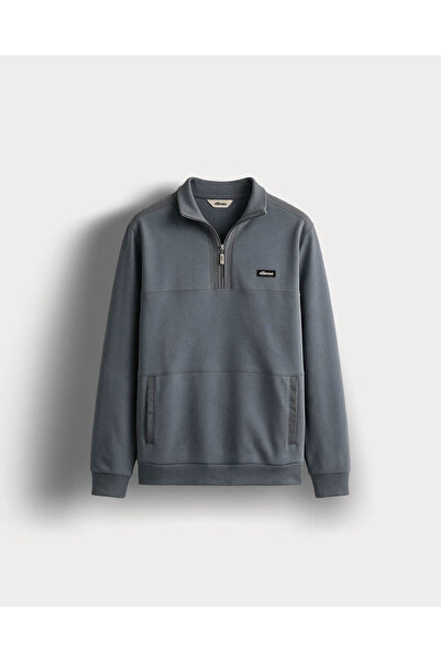 Ellesse Erkek YARIM FERMUARLI SWEAT
