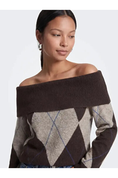 ONLY Onlalıvıa Ls Off Shoulder Knt Kadın Kazak 15383895