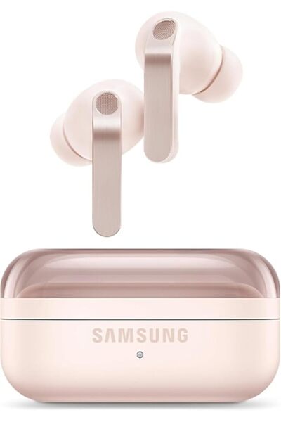 Samsung Galaxy Y سماعات سامسونج جالاكسي بادز 4 برو، ذهبي وردي، شفرة معدنية حق...