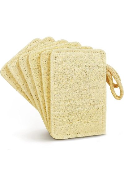 NALACAL Natural Loofah Kitchen Dish Sponges Scrubber, Non-Scratch Scrub Clean...
