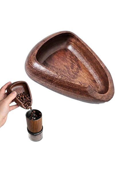 GENERAL Tol House Wooden Coffee Dosing Tray - Portable Coffee Bean Measuring ...