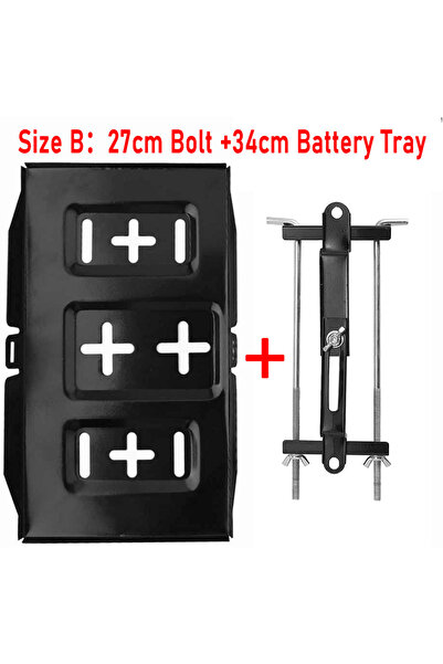 Choice Size B Universal 27cm Battery Tray Bracket Storage Battery Holder Tray...