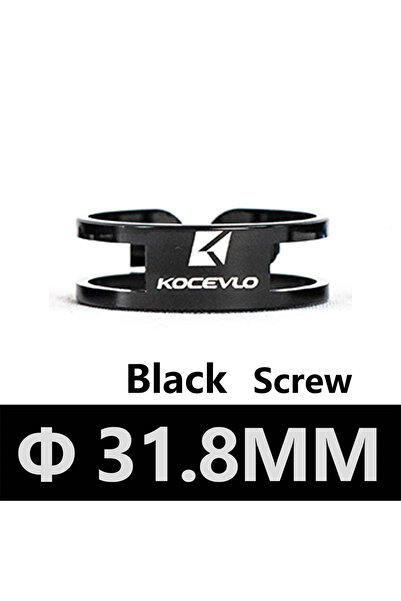 Choice 31.8 black screw KOCEVLO Seatpost Clamp 31.8/34.9mm Aluminium alloy Se...