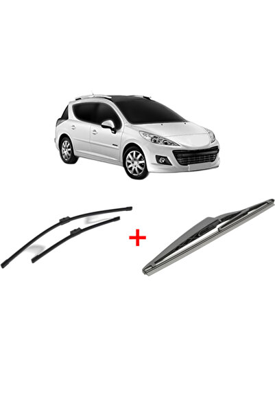 Bosch Set de 3 ștergătoare PEUGEOT 207 SW Estate Van (WK_) 2007-2012, pentru ...