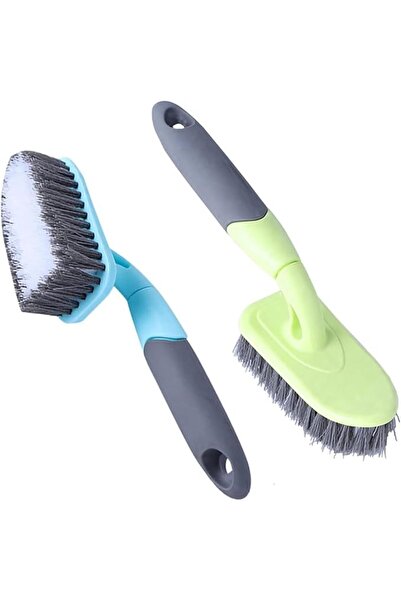 X SPRING Cleaning Brush, Heavy-Duty Floor Brush Set of 2, Non-Scratch Bristle...