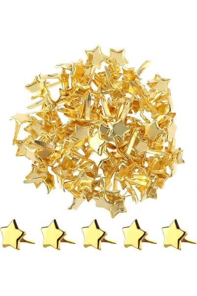 TERRIFI 100pcs Split Pins Metal Paper Fasteners, Durable Mini Brads 10mm x 8m...