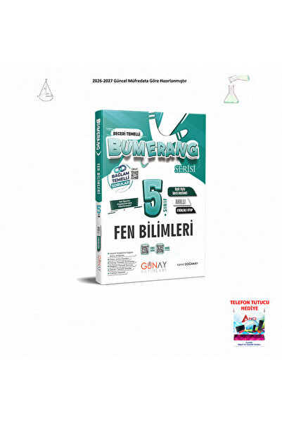 Günay Yayınları 2026-2027 5. Sınıf Bumerang Etkinlikli Fen Bilimleri