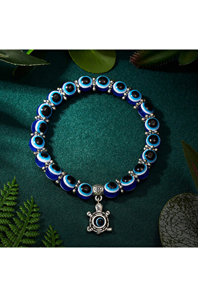 RINHOO FRIENDSHIP 15BD122-4 أساور العين الزرقاء التركية الكلاسيكية للرجال وال...