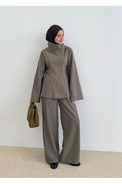 MODA AKSA 9207 GNŞ YK UZUN KOL BLZ TAKIM HAKİ