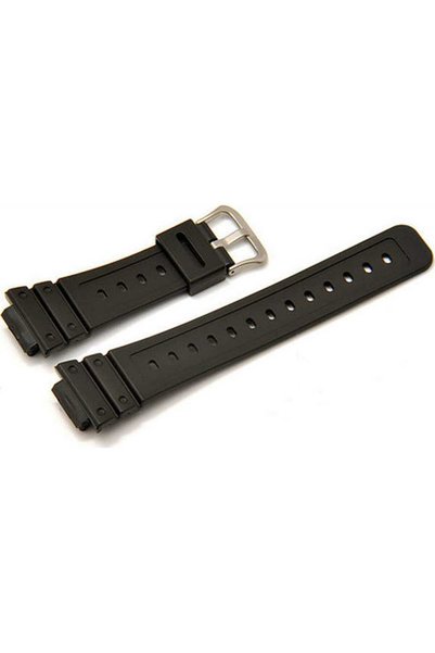 Casio Γνήσιο Λαστιχένιο Λουράκι Μαύρο 16mm DW-5600