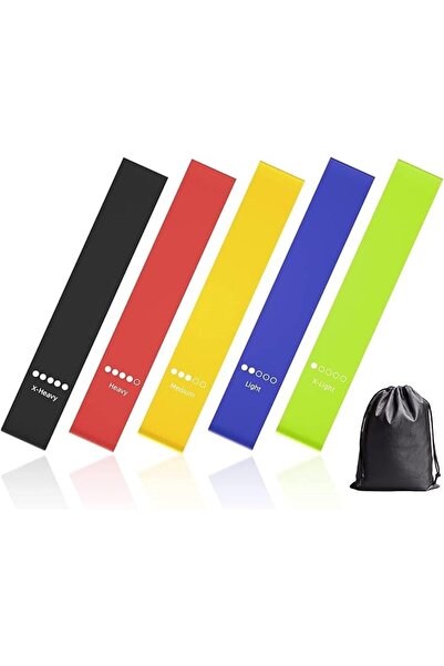 Generic Bands, Exercise Workout Bands for Women and Men, 5 Set of Stretch Ban...