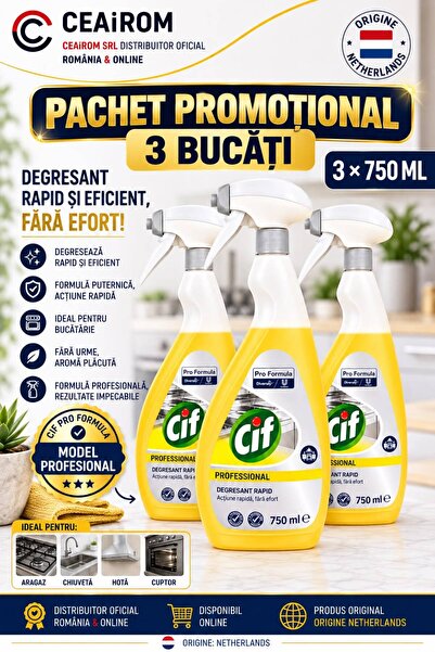 PRO FORMULA Cif Επαγγελματικό Απολιπαντικό Ταχείας Δράσης – Προωθητική Συσκευ...