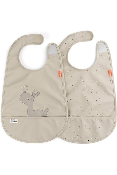Done by Deer Unisex Baby Bib (pack of 2)