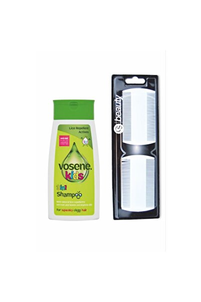 Vosene Set tratament anti-păduchi 3 în 1 Șampon pentru copii, 250 ml și 2 pie...