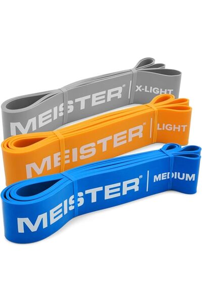 Meister أشرطة مقاومة من نوع X Band بعرض 41 بوصة × 2 بوصة - أشرطة حلقية فاخرة ...