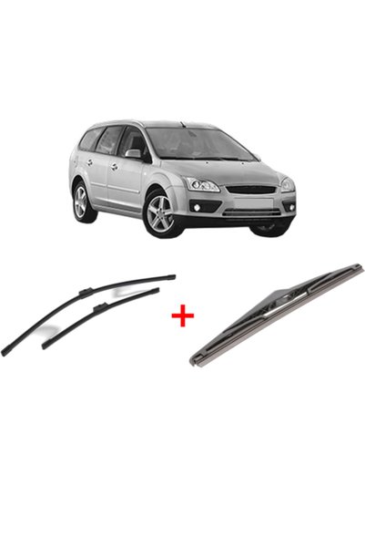Bosch Set of 3 wipers FORD FOCUS II Turnier (DA_, FFS, DS) 2004-2012, for win...