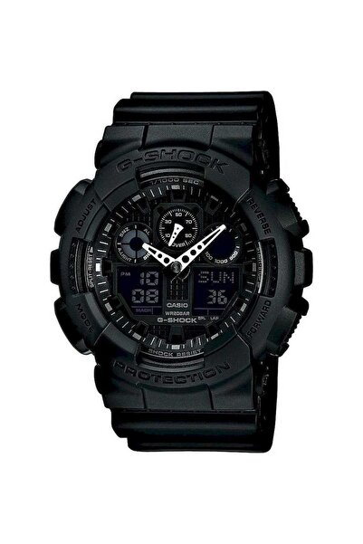 Casio G-Shock Μαύρο GA-100-1A1ER