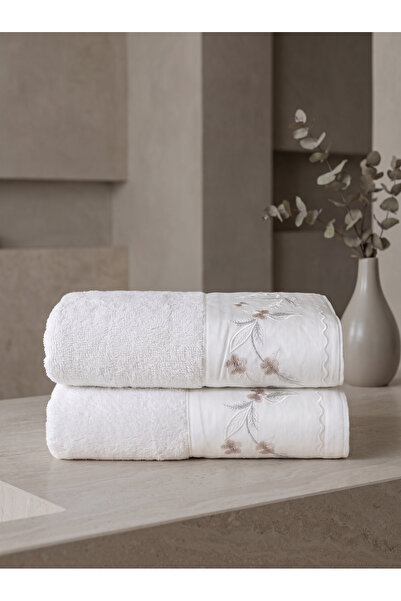 Dantela Adore 2-Piece Embroidered Hand Towel Set 50X90 cm