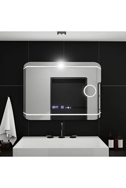 Flippy Ορθογώνιος καθρέφτης LED, 80x60 εκ., Stile MotionGlow Marcello, Σύστημ...