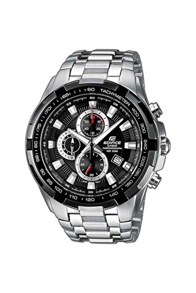 Casio Ρολόι Χρονογράφος Edifice με Μεταλλικό Μπρασελέ EF-539D-1AVEF