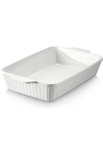 DOWAN Casserole Dish, 9x13 Ceramic Baking Dish, Large Lasagna Pan Deep for Ov...