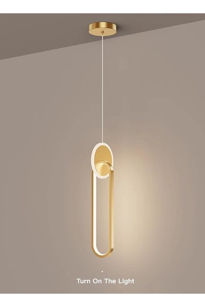 sharpdo Bedside Chandelier with Three LED Colors for Modern Bedroom and Home, 22W