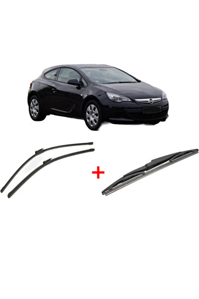 Bosch Σετ 3 υαλοκαθαριστήρων OPEL ASTRA J GTC 2011-2018, για μπροστινό και πί...