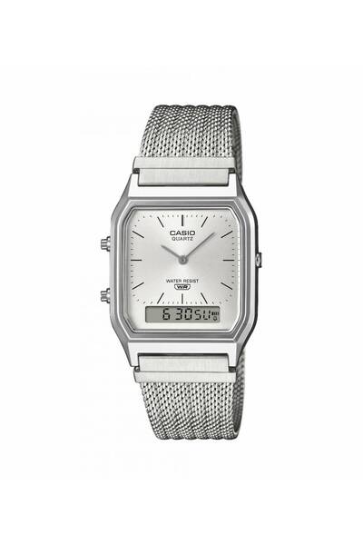 Casio Ρολόι Unisex Vintage AQ-230EM-7AEF με Αναλογική & Ψηφιακή Οθόνη