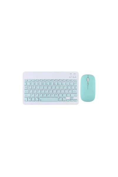 KÜÇÜK HAZİNE KYB71 Kablosuz Türkçe Q Klavye Mouse Set - Açık Yeşil