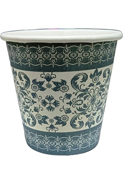 Alsaqer Disposable Paper Kahwa/Cawa Cups 50-Pieces, 2.5 oz Capacity, Blue