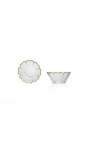 HERITAGE Glass Soup Salad Bowl 15 cm