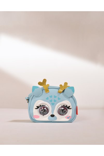 Supercute Fawn Kids’ Shoulder Bag – Winking Elf Small Q-Bag with Adjustable S...