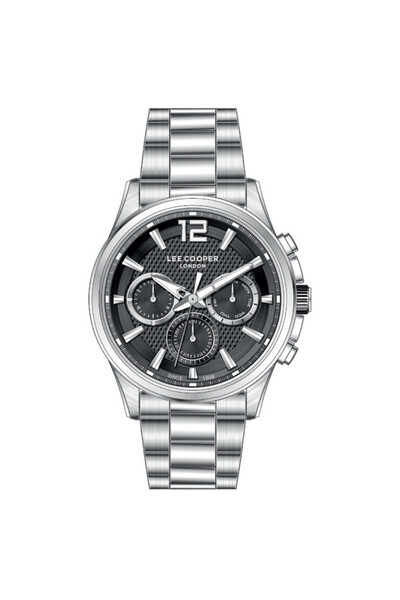 Lee Cooper Ανδρικό ρολόι με μαύρο καντράν LC08396.350