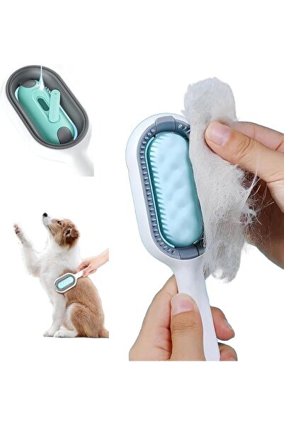ALMEKAQUZ Pet Grooming Brush, 4 in 1 Pet Knots Remover, Pets Hair Removal Com...