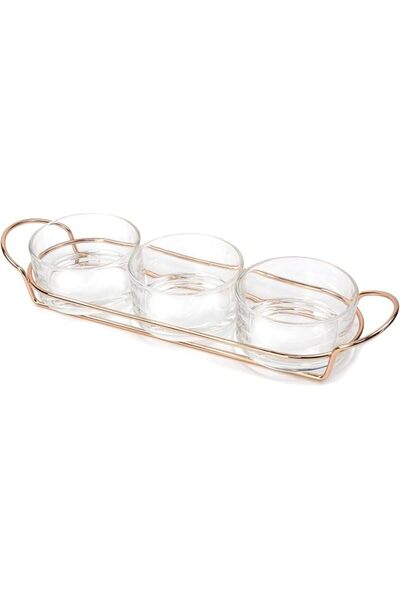 Cuisine Art 4 Pcs Dessert Set, Serving Set, Partyware Set In Color Box - Rose...