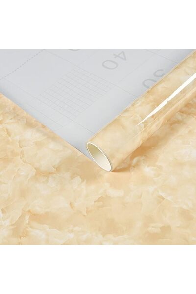 sharpdo Self-Adhesive Peel and Stick Wallpaper (60 x 200 cm) - Imitation Yellow Brick Wall Sticker for Home, Shop Front, and DIY Renovation - Water, Moisture, and Mildew Resistant