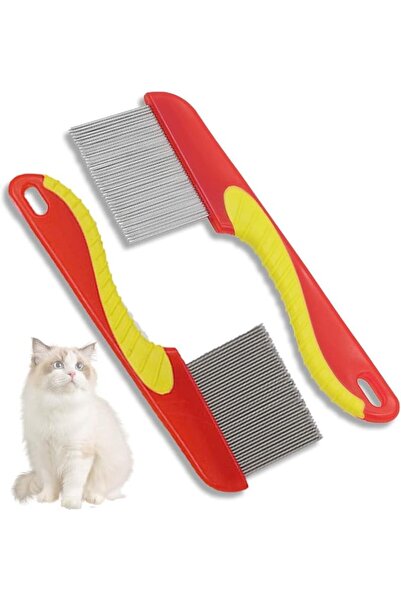 GENERAL Double-Sided Flea Comb for Cats and Dogs - 2 Pieces of Double-Sided F...