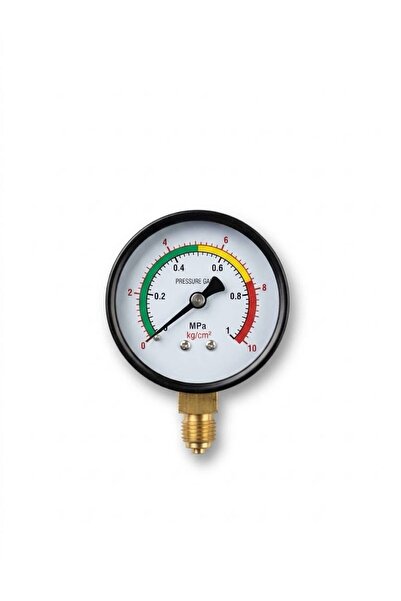 MANOMETRE 63 MM 10 BAR KURU ALTTAN BAĞLANTILI