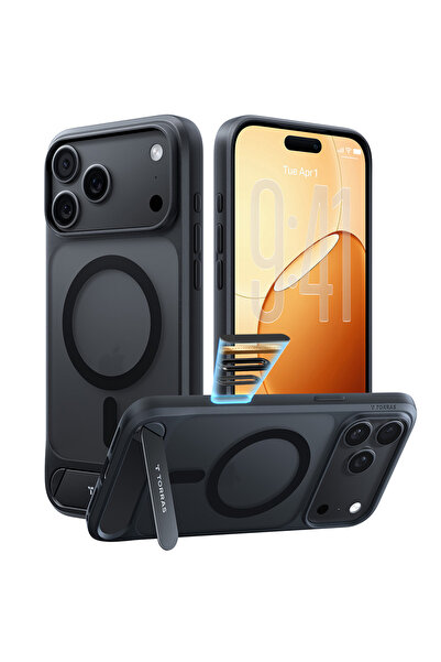TORRAS Θήκη για iPhone 18 Pro Max - Μαύρο Ostand L1 Guardian