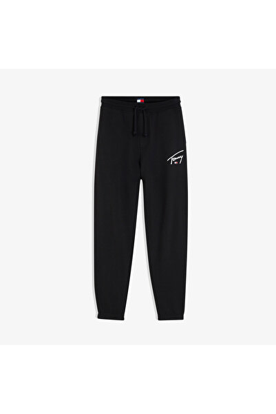 Tommy Hilfiger Signature Erkek Siyah Eşofman Altı