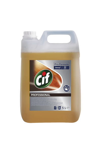 Cif Detergent Parchet si Suprafete din Lemn Professional 5L