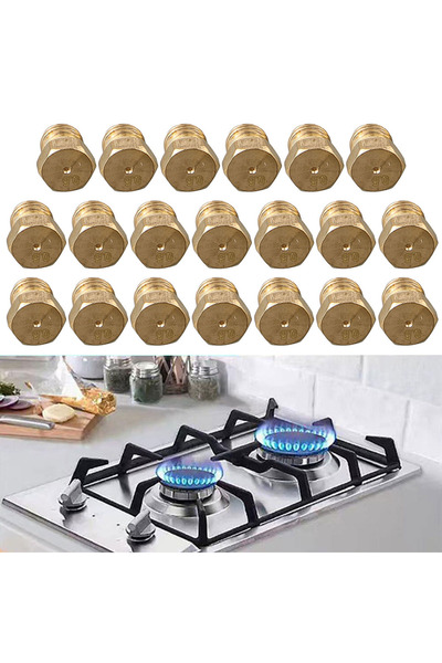 Choice 20pcs/set Burner Nozzle 0.5mm Propane Burner Orifice Kit Propane Gas C...